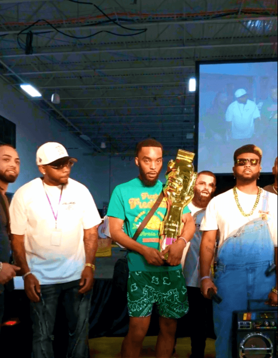 Trophy presentation